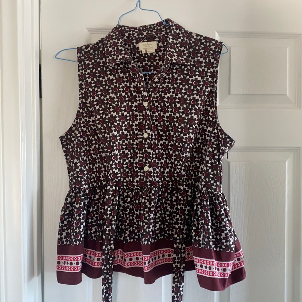 Kate spade live colorfully blouse